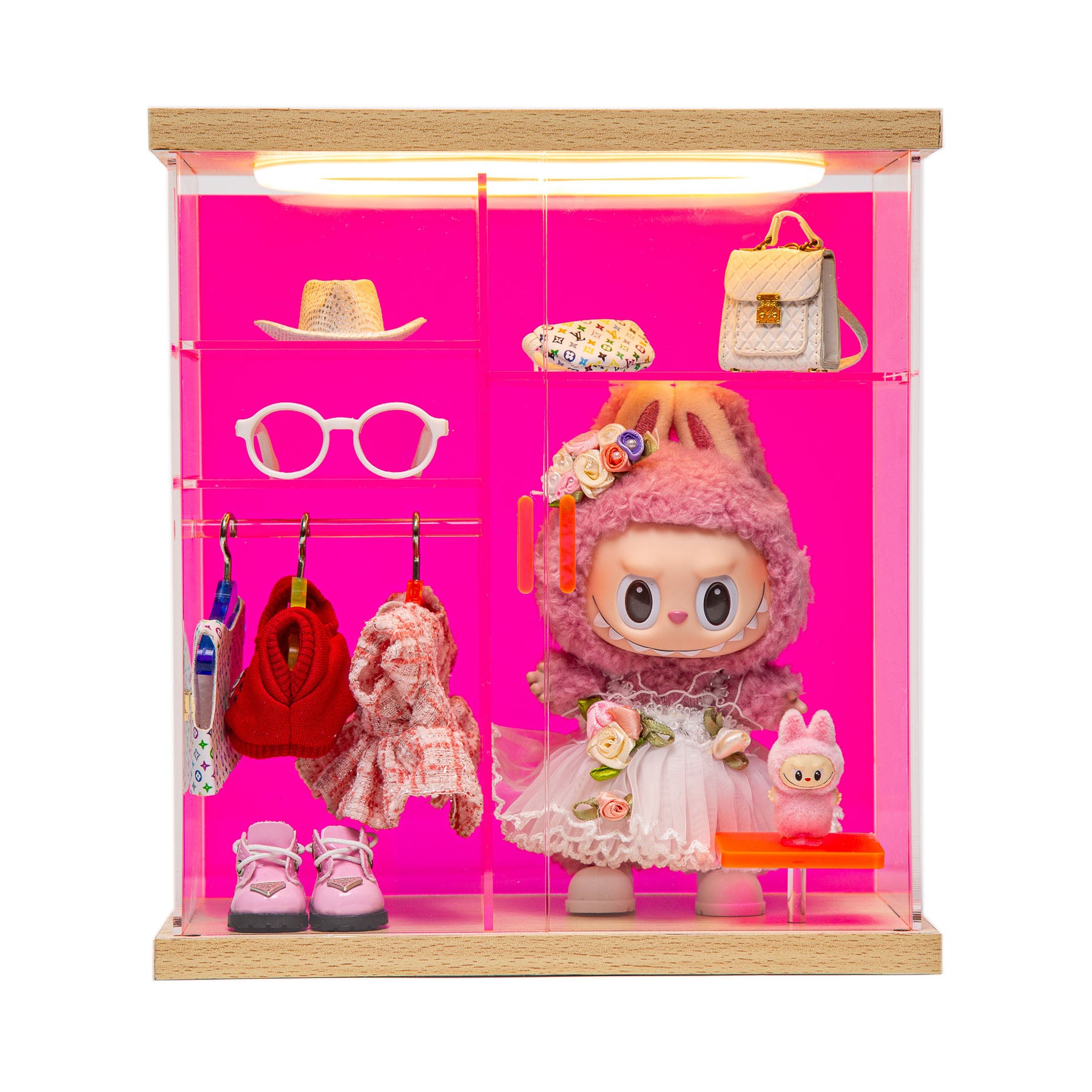 Bravik Illumina Closet Box- Pink