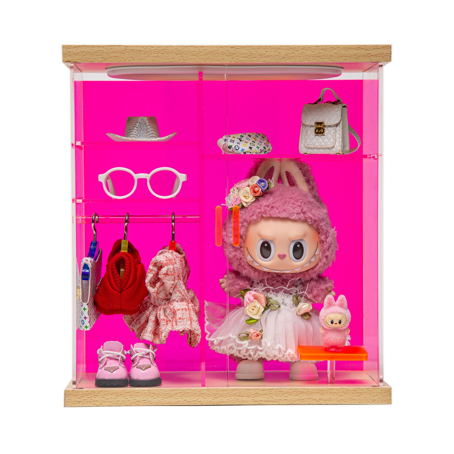 Bravik Illumina Closet Box- Pink